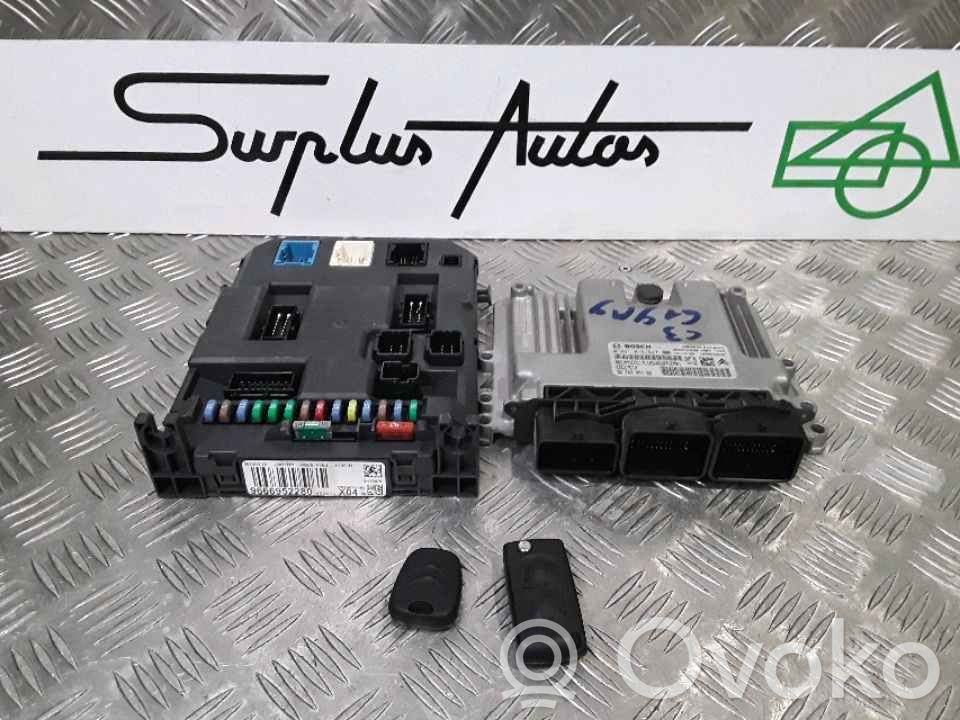 Citroen C3 Komputer / Sterownik ECU i komplet kluczy 
