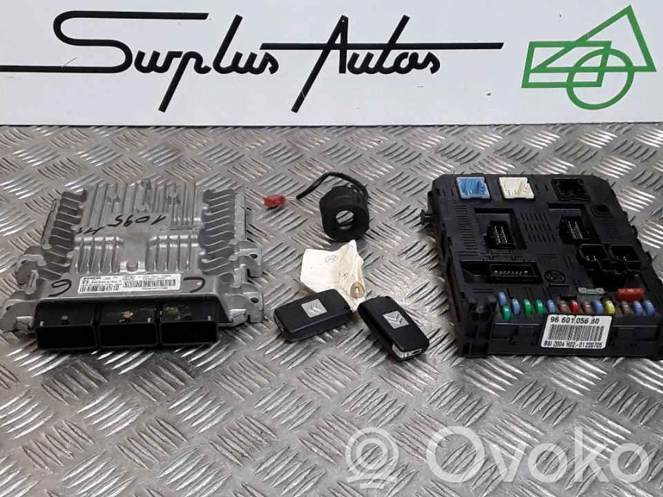 Citroen C6 Engine ECU kit and lock set 