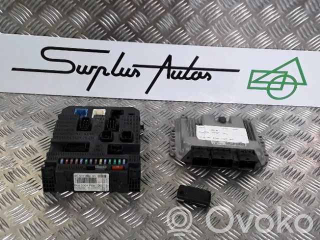 Citroen C4 I Engine ECU kit and lock set 