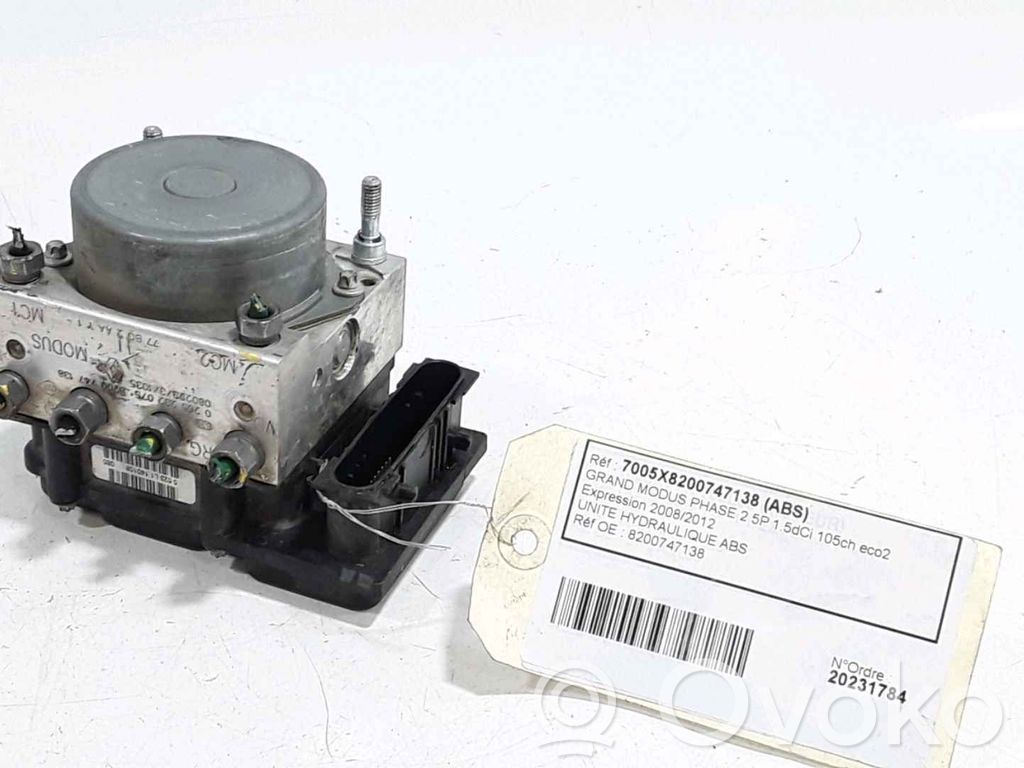 ABS-pumppu   8200747138,0265232075,20231784,4652505,VDMS13