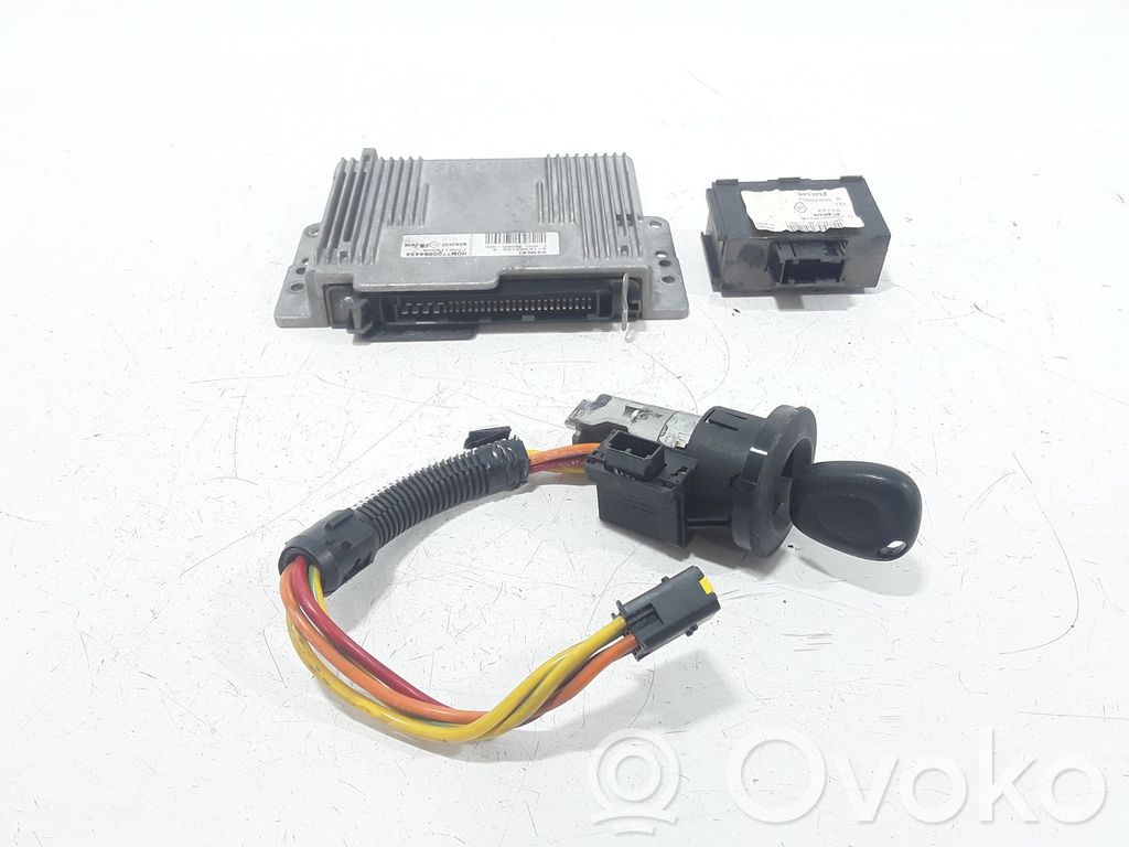 Renault Megane I Juego de cerradura y set ECU del motor 