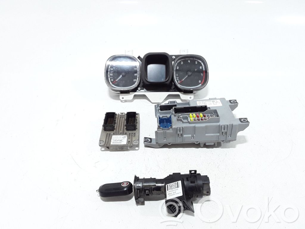 Fiat Panda II Engine ECU kit and lock set 