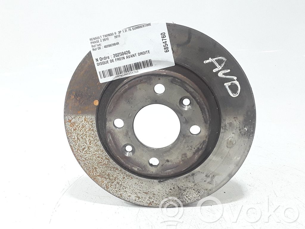 Tarcza hamulca przedniego   402062984R,20250426,6854760,VDMS13