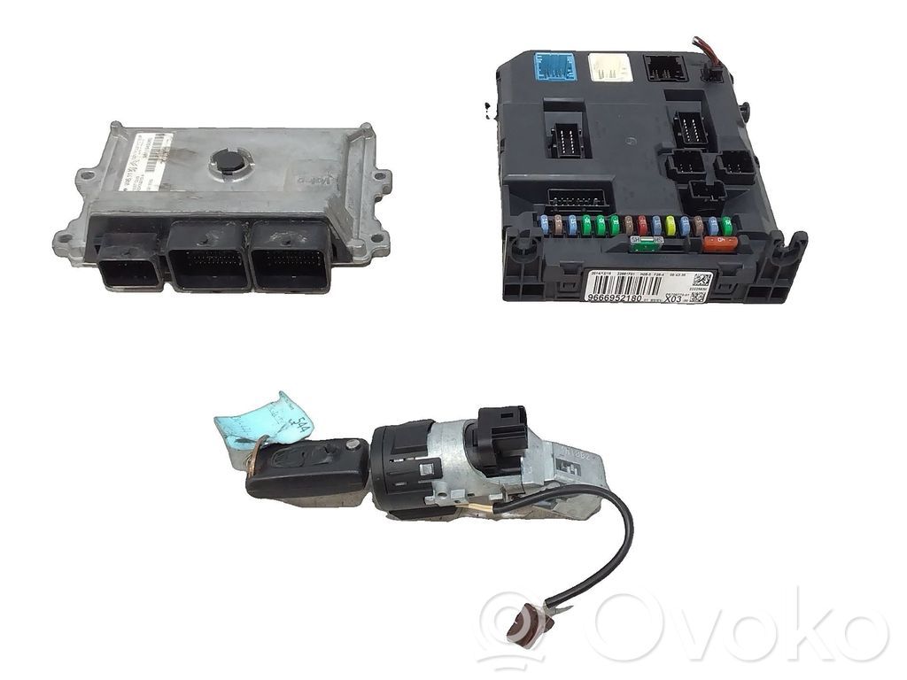 Citroen C3 Kit centralina motore ECU e serratura 