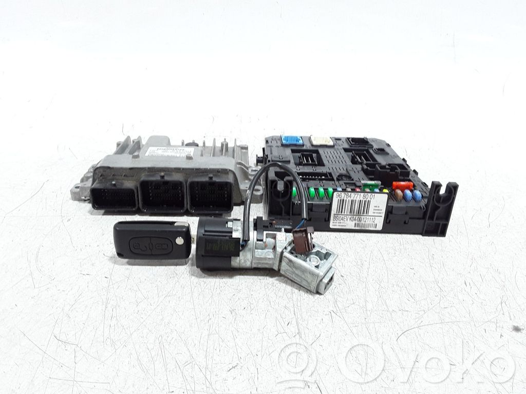 Peugeot 3008 I Engine ECU kit and lock set 