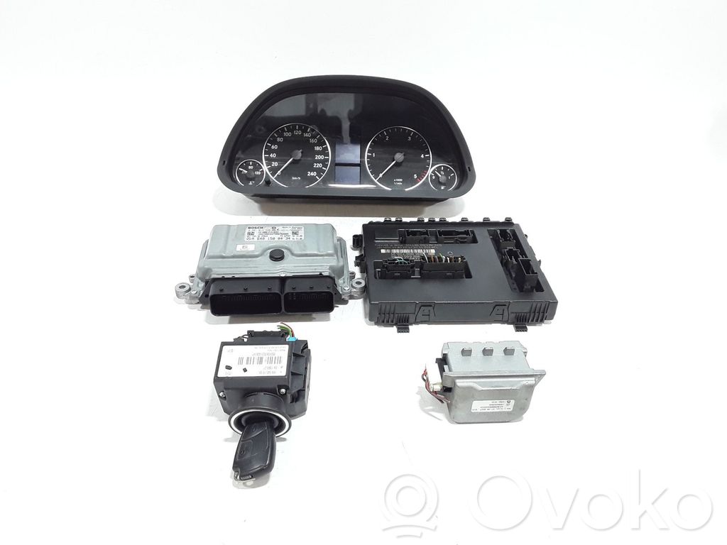 Mercedes-Benz A W169 Engine ECU kit and lock set 