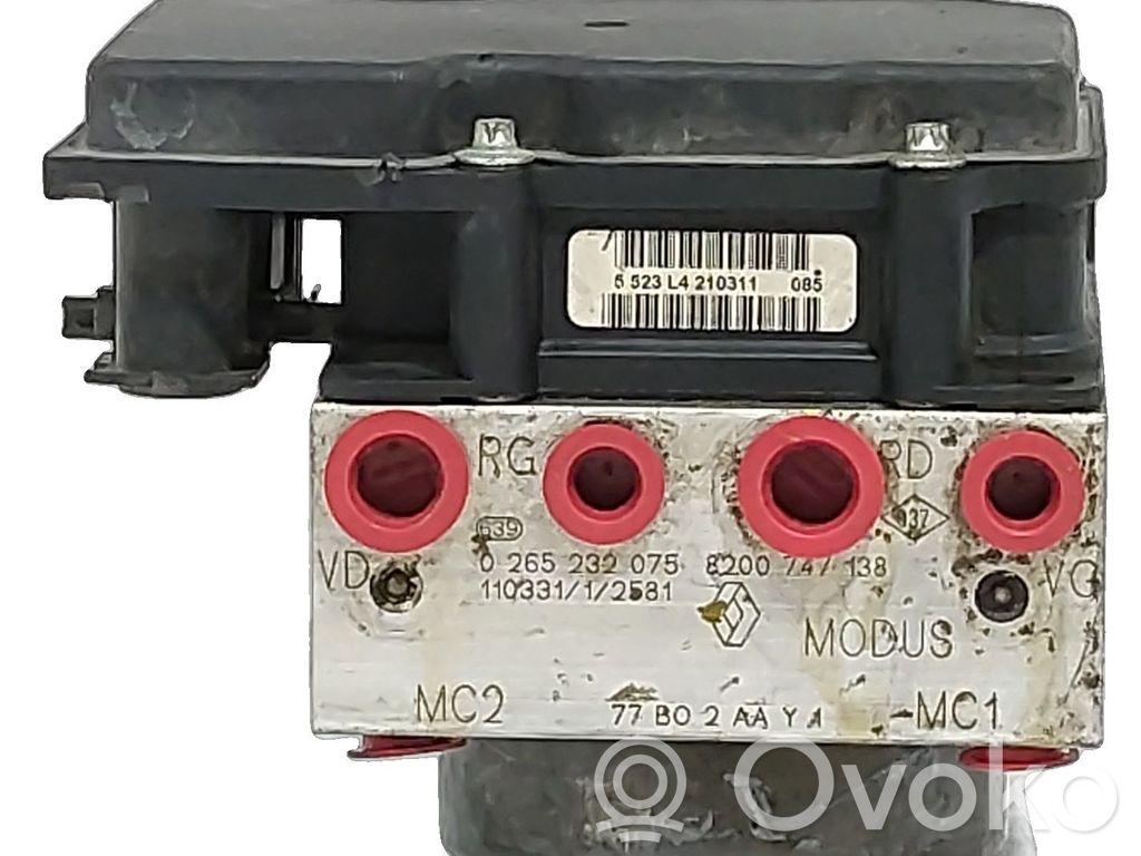 ABS Blokas   8200747138,0265232075,20260749,35739735,VDMS13