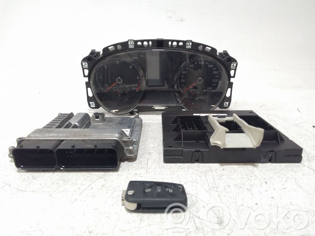 Volkswagen Golf Sportsvan Komputer / Sterownik ECU i komplet kluczy