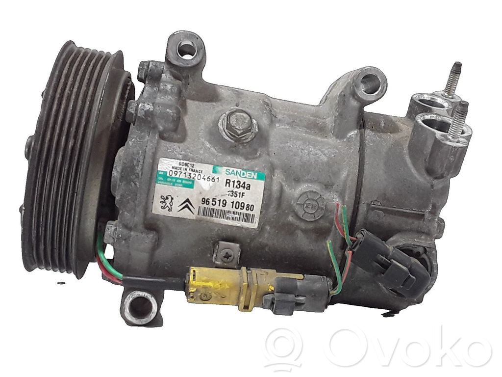 Klimakompressor Pumpe   9651910980,SD6C121351F,20260396,30663498,VDMS13