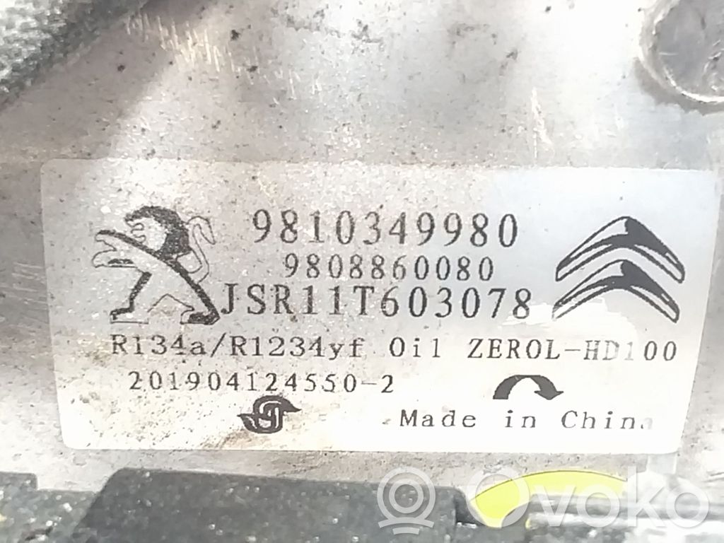 Peugeot 208 I Ilmastointilaitteen kompressorin pumppu (A/C) 