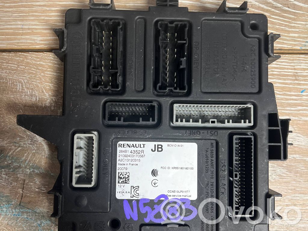 Renault Zoe Autres unités de commande / modules 