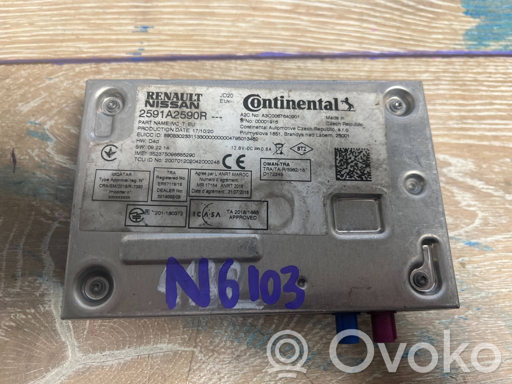 Renault Zoe Bluetooth control unit module 