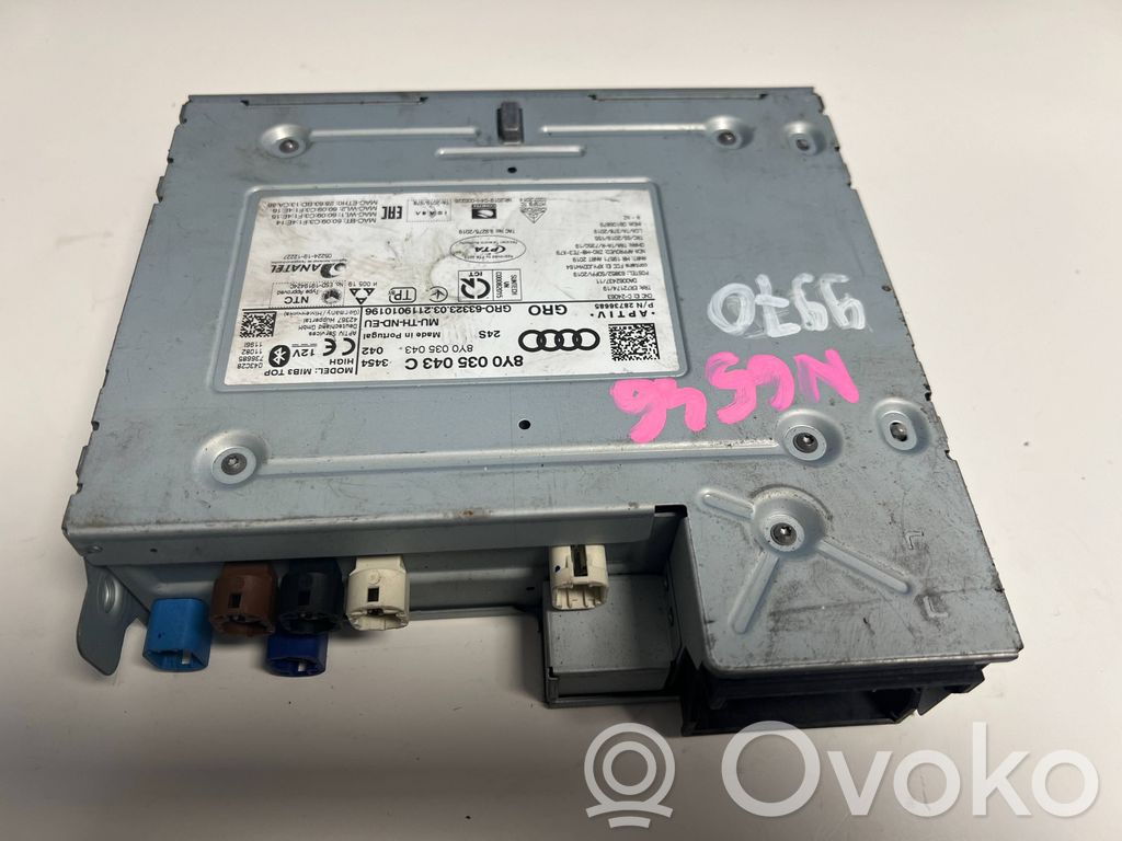 Panel / Radioodtwarzacz CD/DVD/GPS   8Y0035043C,8W0035043C