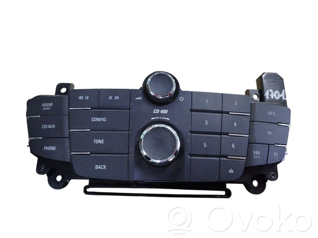 Opel Insignia A Unidad delantera de radio/CD/DVD/GPS 