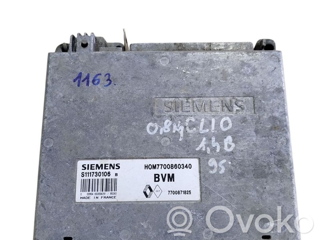 Renault Clio I Engine control unit/module 