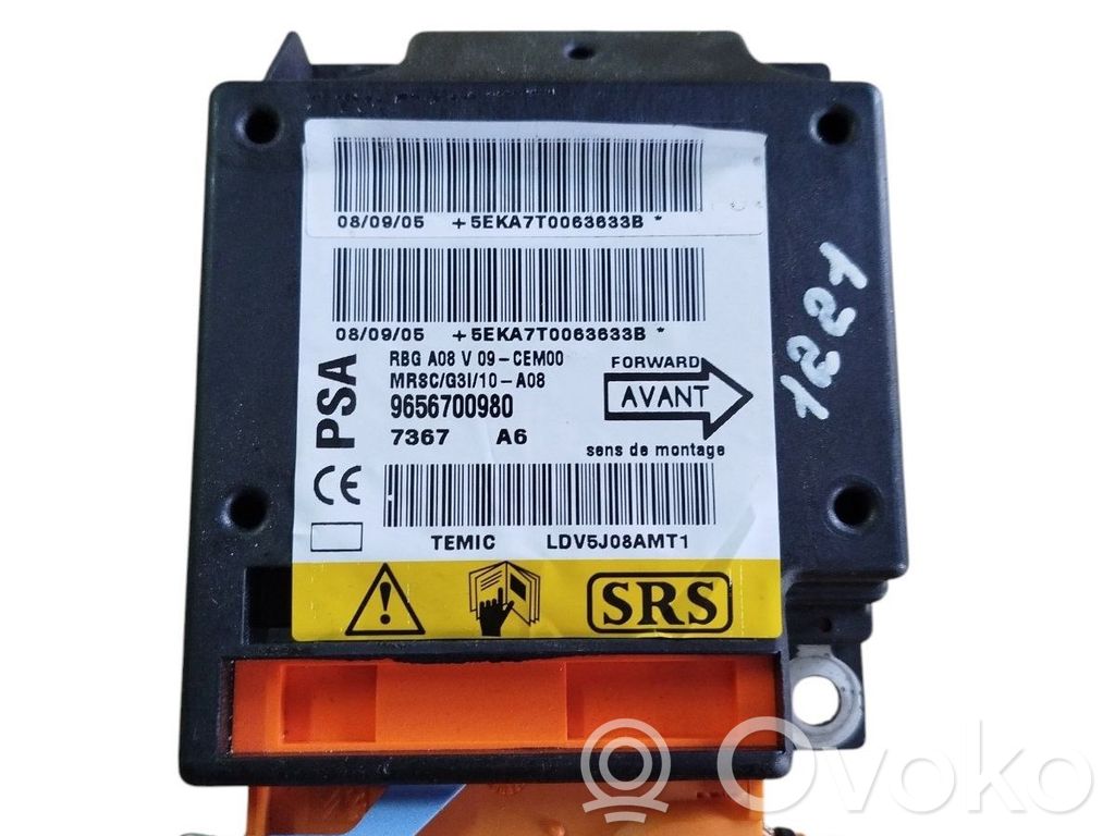 Peugeot 307 Airbag control unit/module 
