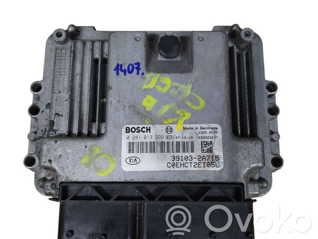 Engine control unit/module ECU   391032A715,0281013399