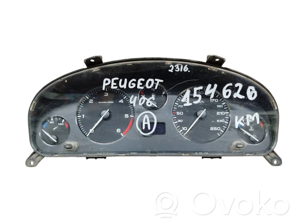 Peugeot 406 Tachimetro (quadro strumenti) 