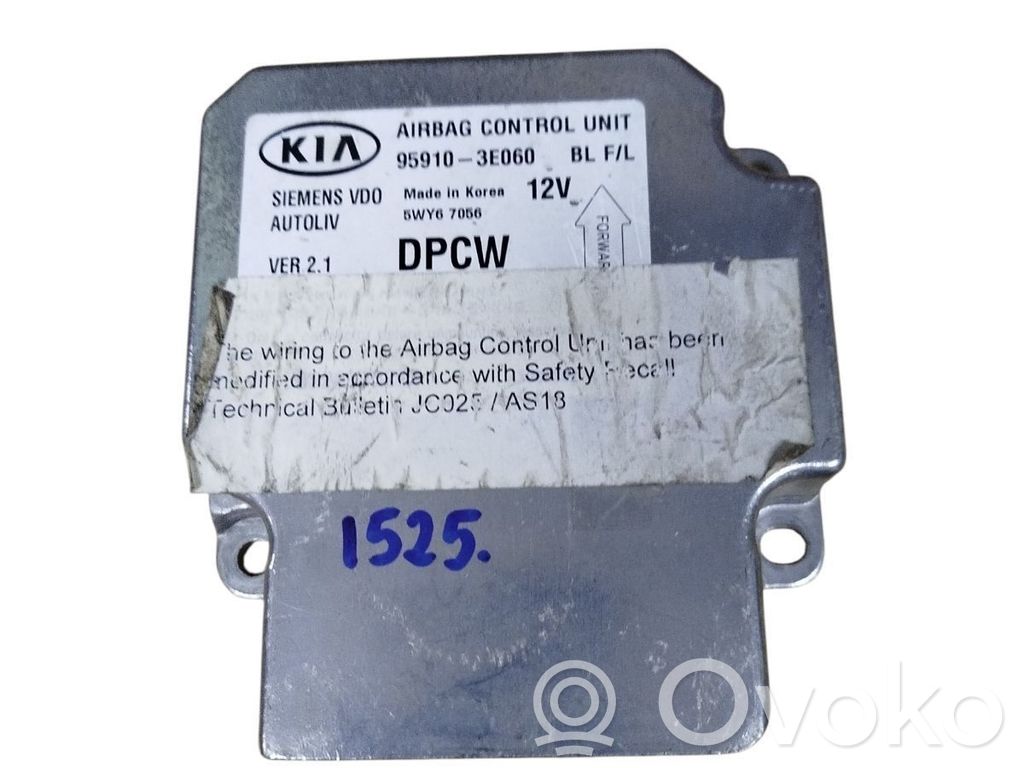 KIA Sorento Airbag control unit/module 