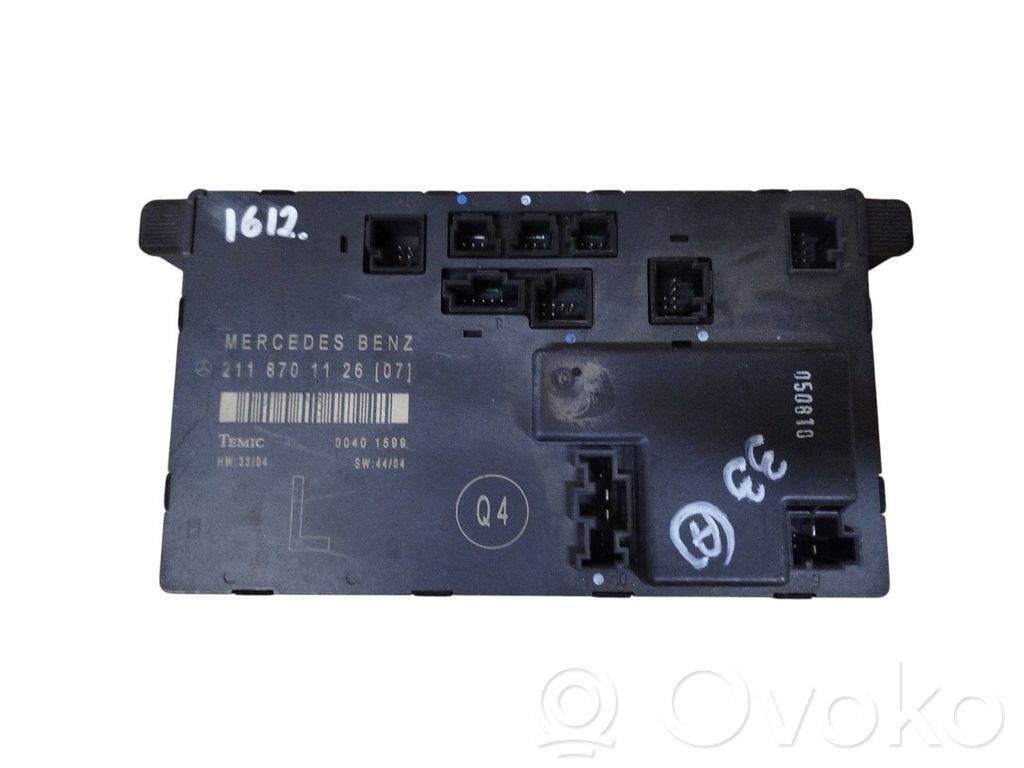 Mercedes-Benz E W211 Door control unit/module 