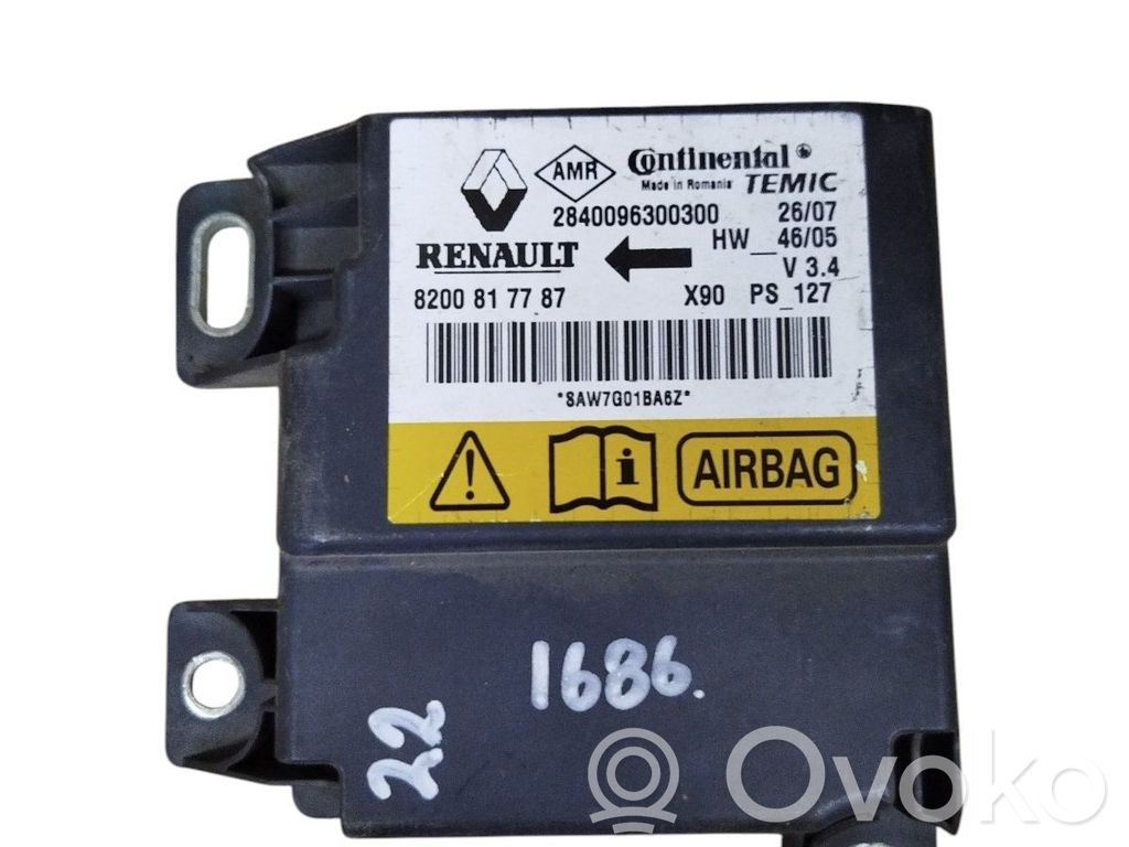 Dacia Logan I Airbag control unit/module 