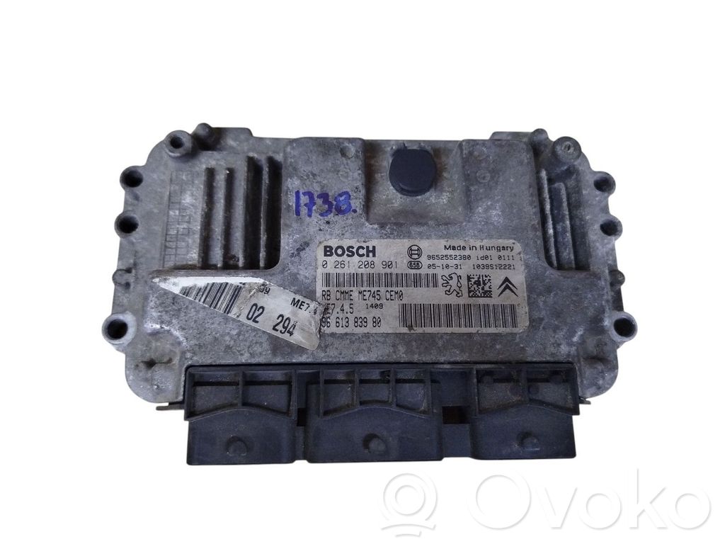 Engine control unit/module   9661383980,0261208901