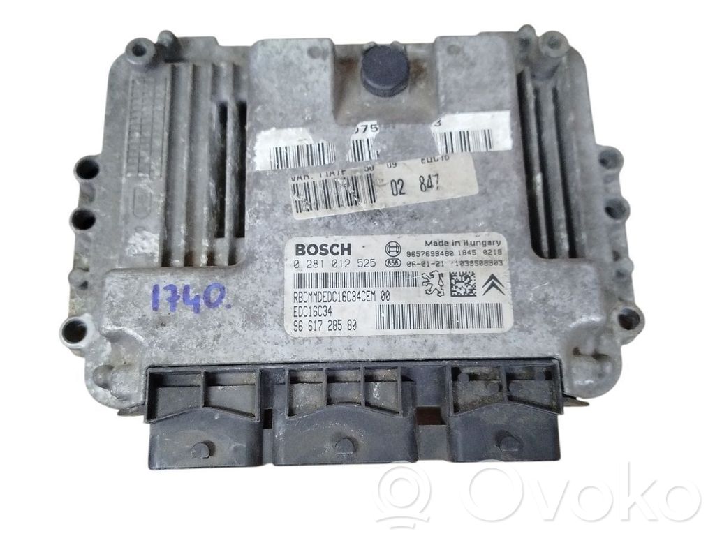 Peugeot 206 Engine control unit/module 