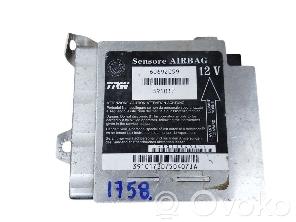 Alfa Romeo 159 Airbag control unit/module 
