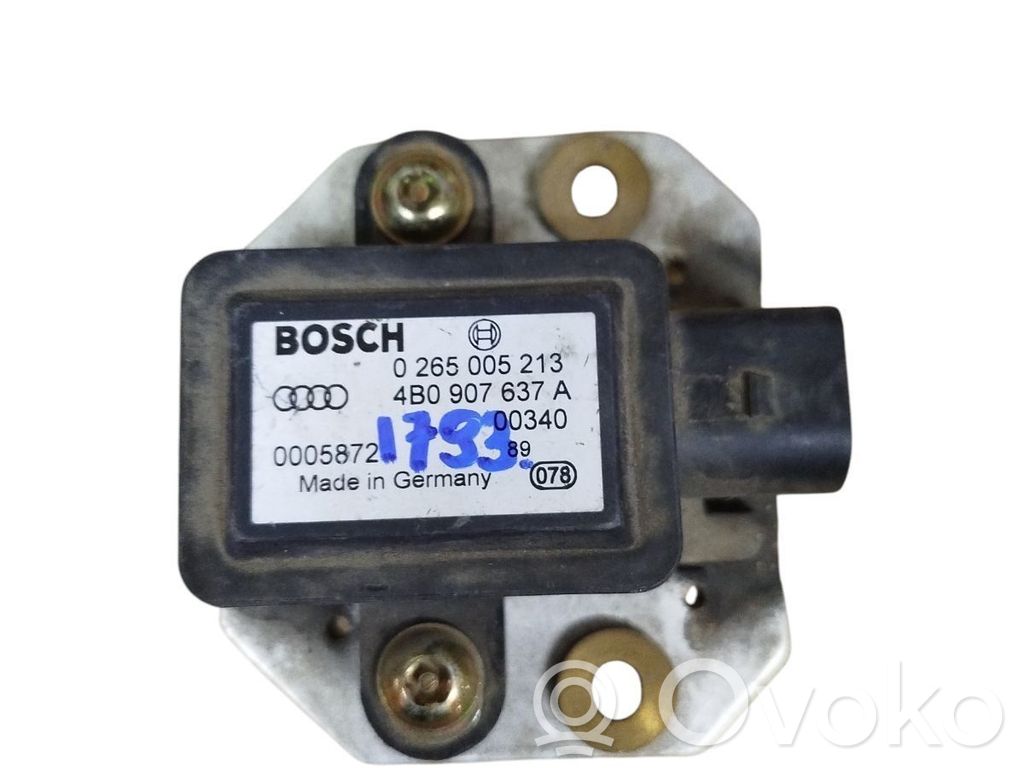 Audi A6 S6 C5 4B ESP acceleration yaw rate sensor 