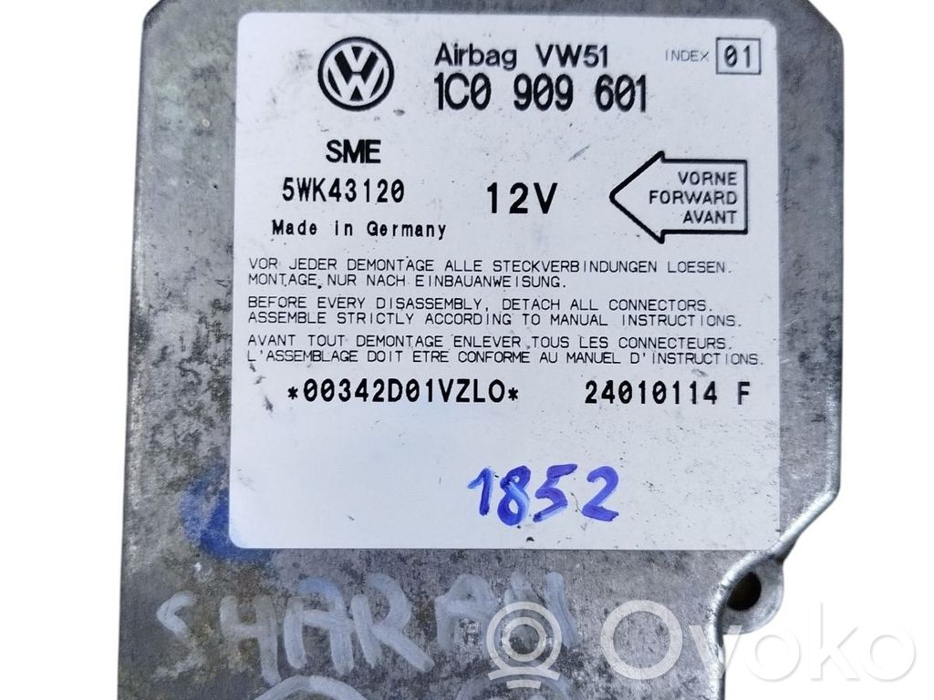 Volkswagen Sharan Airbag control unit/module 