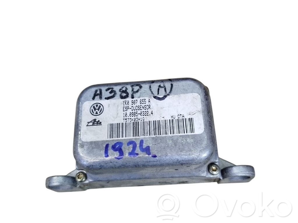 Audi A3 S3 8P ESP acceleration yaw rate sensor 
