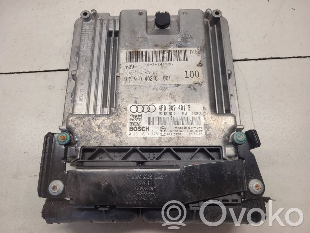 Engine control unit/module   4F0907401B,4F2910402C,0281013178