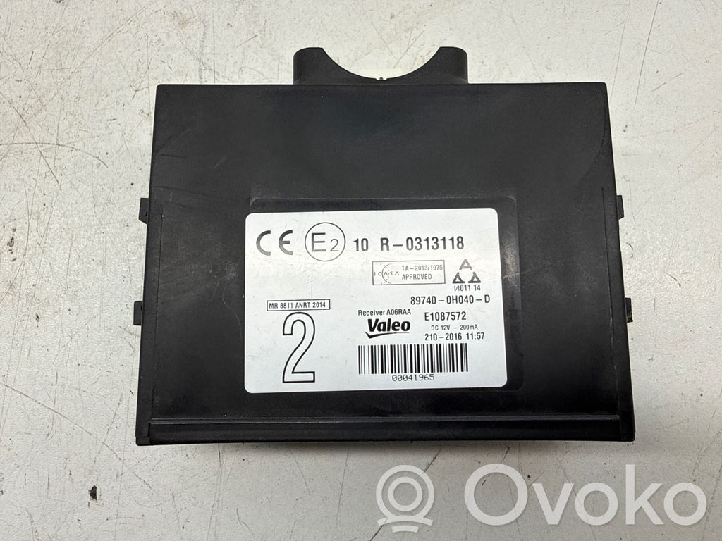 Peugeot 108 Imobilaizerio valdymo blokas 