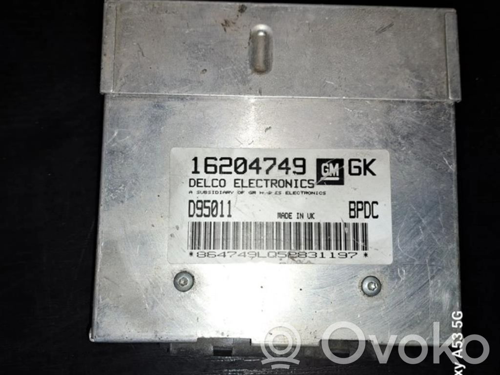 Unidad de control/módulo del motor   16204749GK