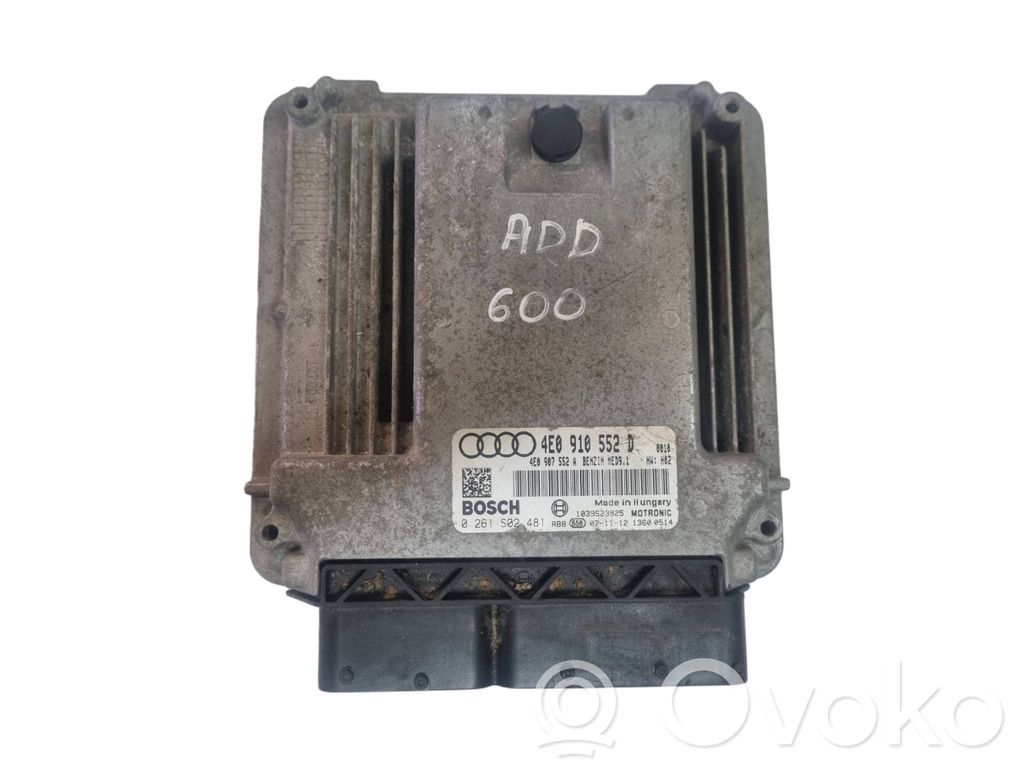 Audi A8 S8 D3 4E Sterownik / Moduł ECU 