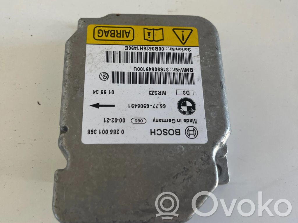 BMW 3 E46 Airbag control unit/module 