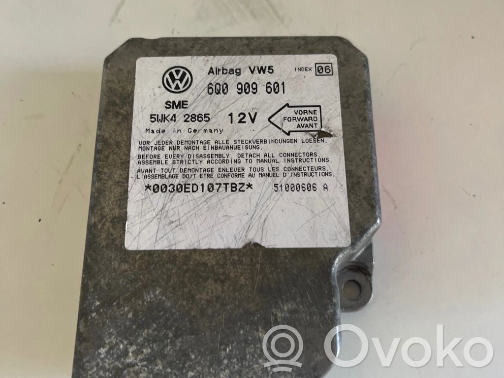 Sterownik / Moduł Airbag   6Q0909601,51000606A,5WK42865