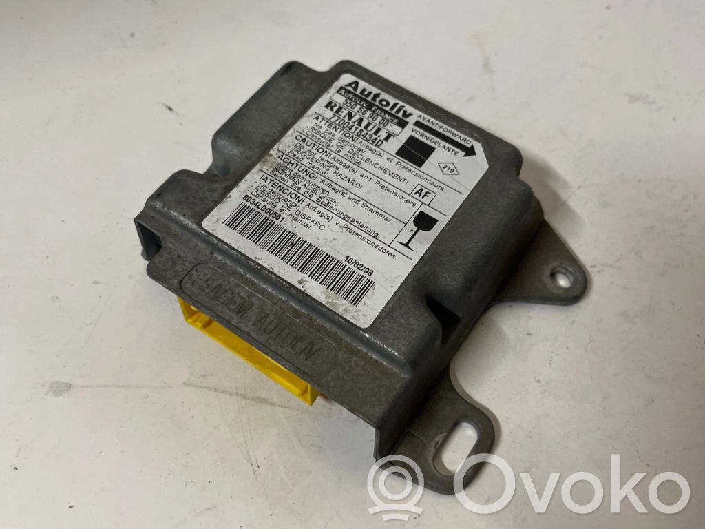 Renault Scenic I Airbag control unit/module 