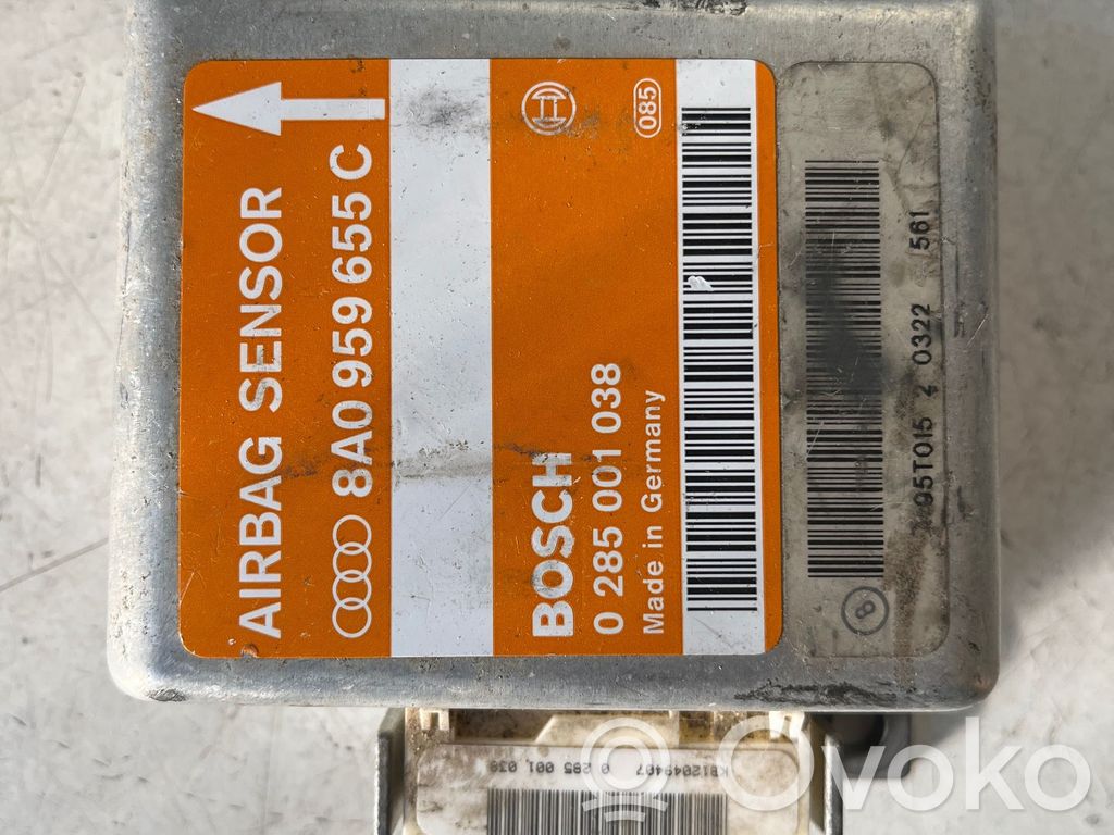 Airbag control unit/module   8A0959655C,0285001038