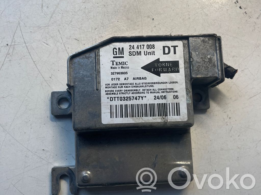 Opel Combo C Airbag control unit/module 