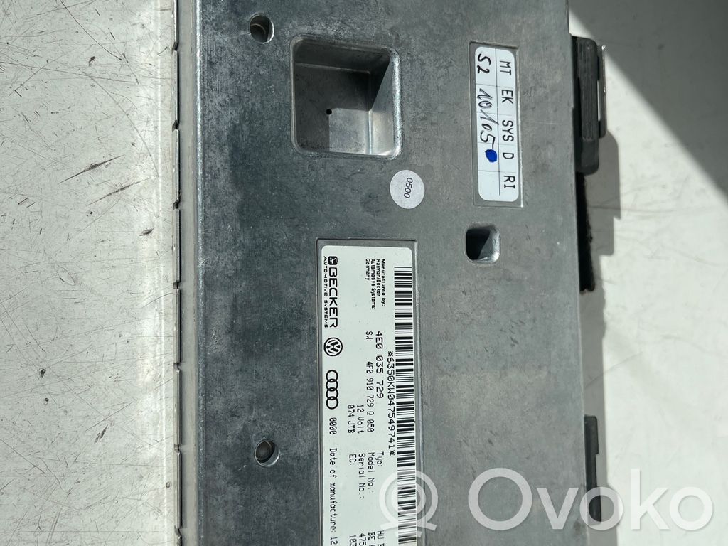 MMI control unit   4E0035729,4F0910729Q