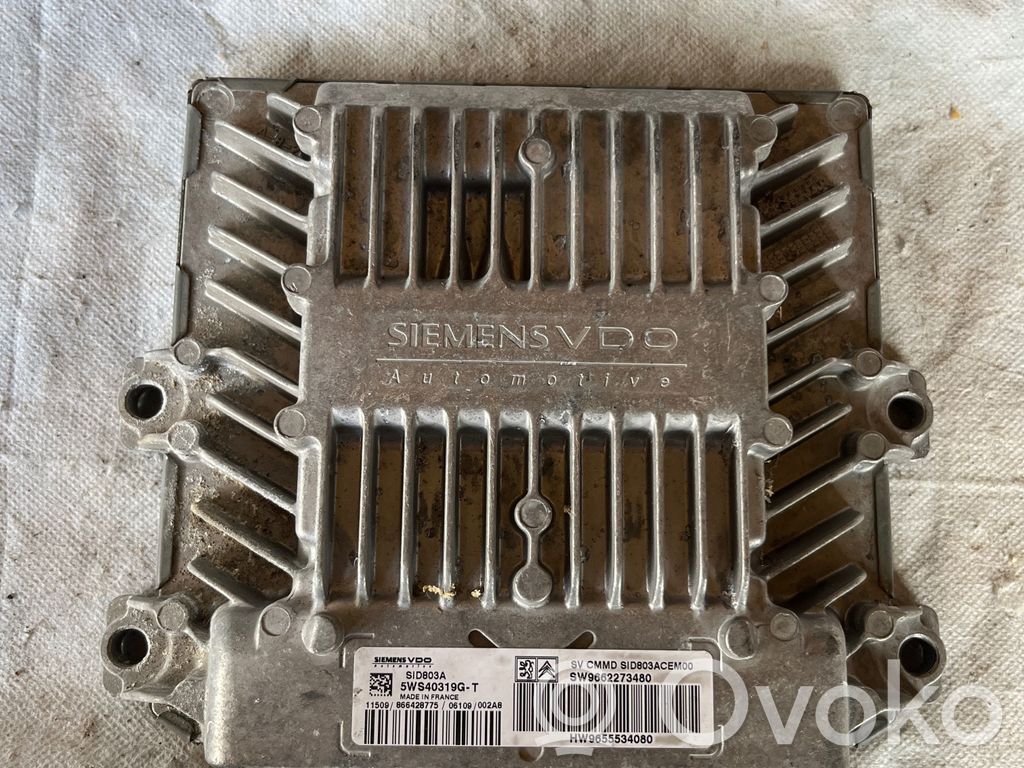 Engine control unit/module   9662273480,5WS49319G,9655534080,5WS40319GT