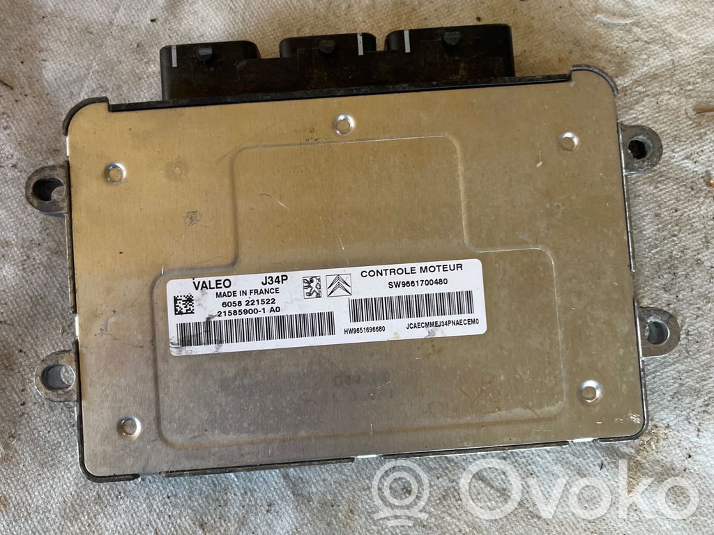 Engine control unit/module   9661700480,9651696680