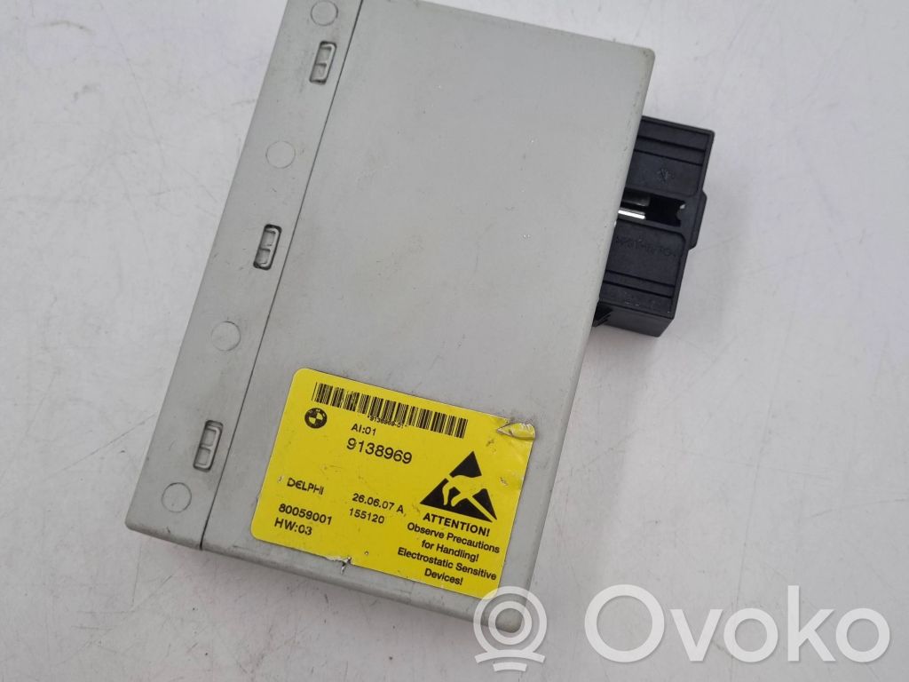 BMW 5 E60 E61 Module d'unité de commande de console centrale 