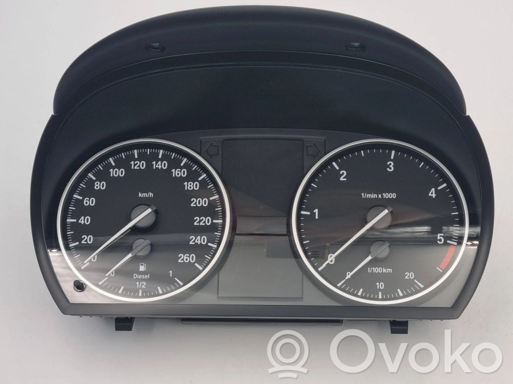 BMW 3 E90 E91 Spidometrs (instrumentu panelī) 