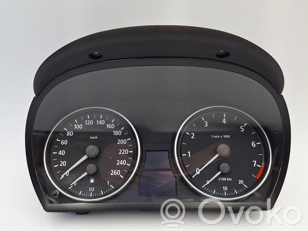 BMW 3 E90 E91 Speedometer (instrument cluster) 