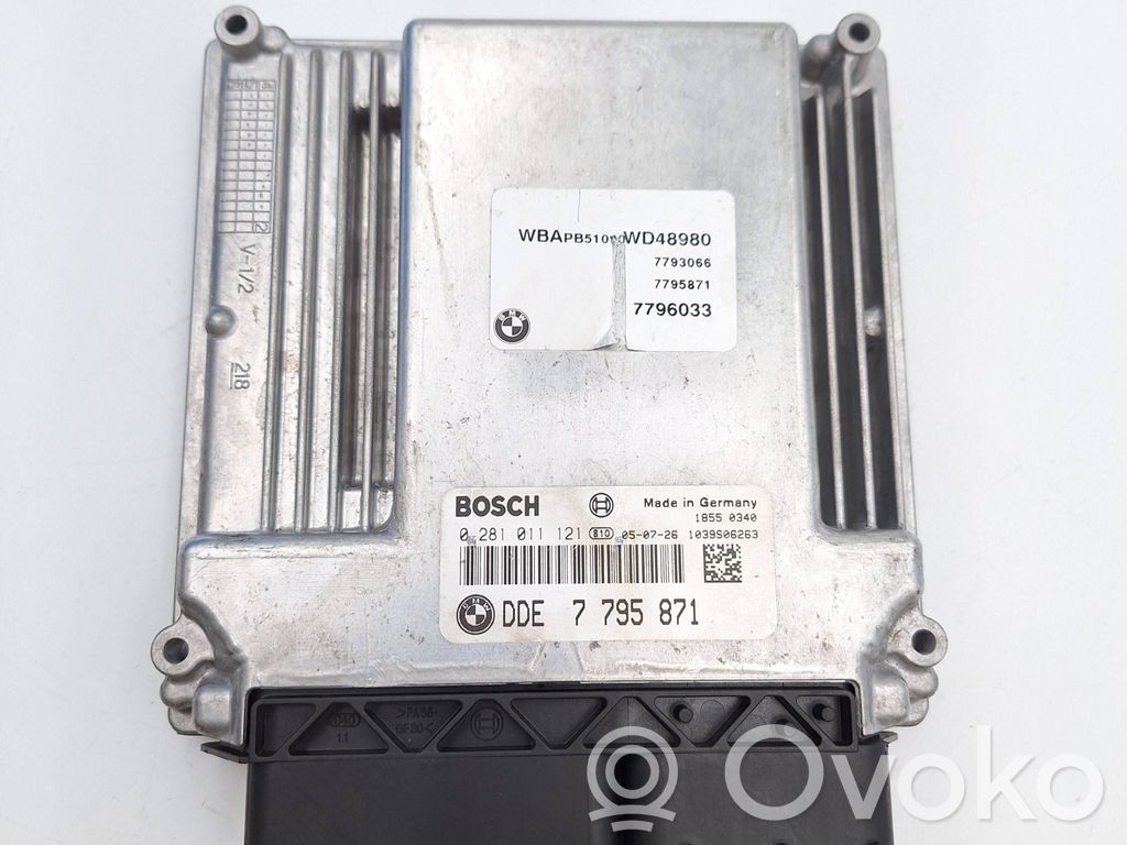 Engine control unit/module   7795871,13617795871,1039S06263,0281011121,150KW,210KW