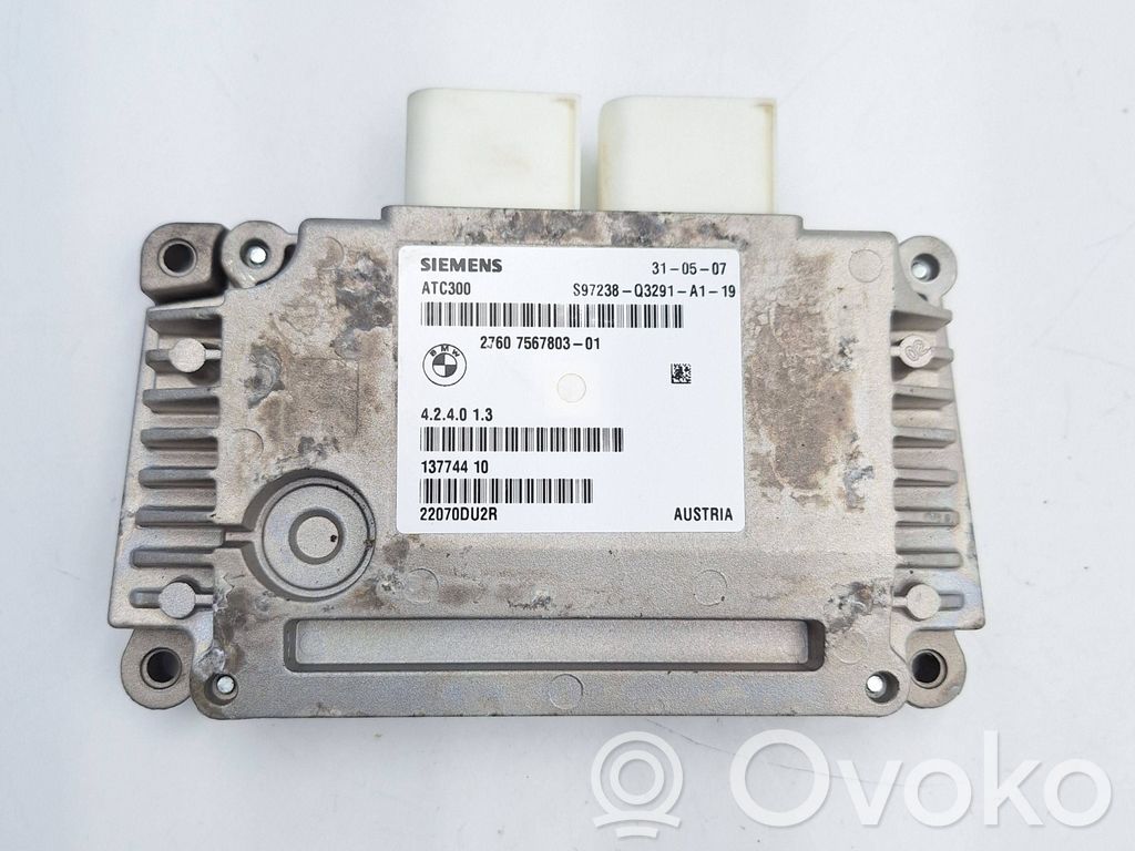 BMW 3 E90 E91 Pārnesumkārbas vadības bloks 