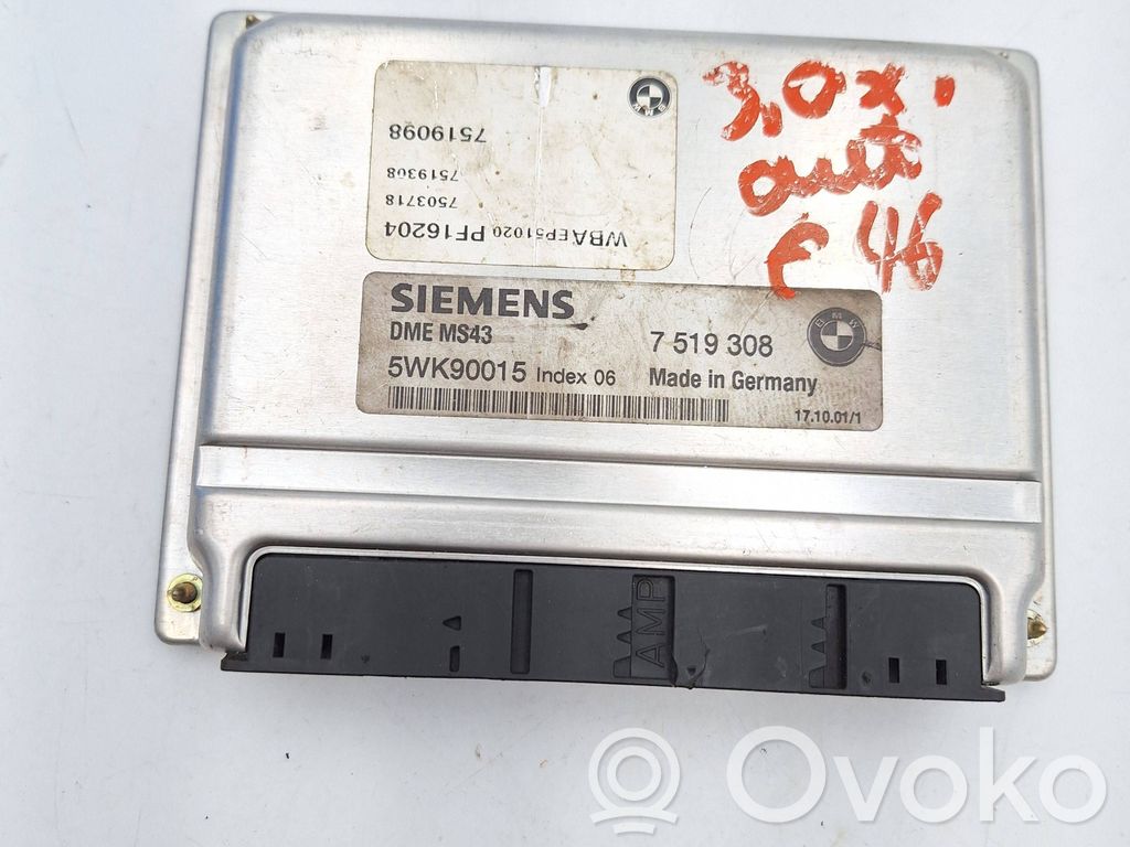 BMW 3 E46 Engine control unit/module 