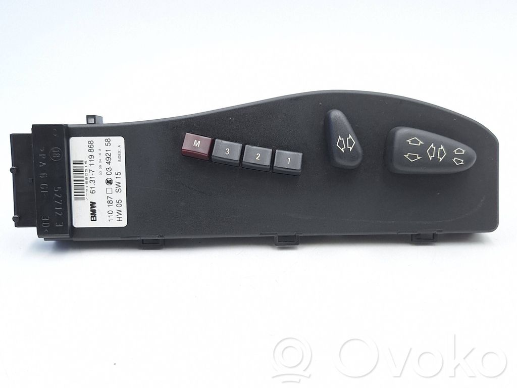 BMW X5 E53 Seat control switch 